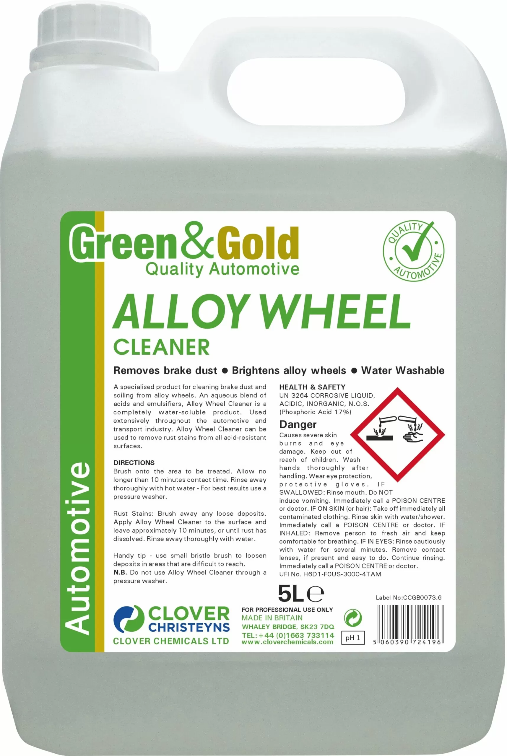 Alloy wheel cleaner 5l