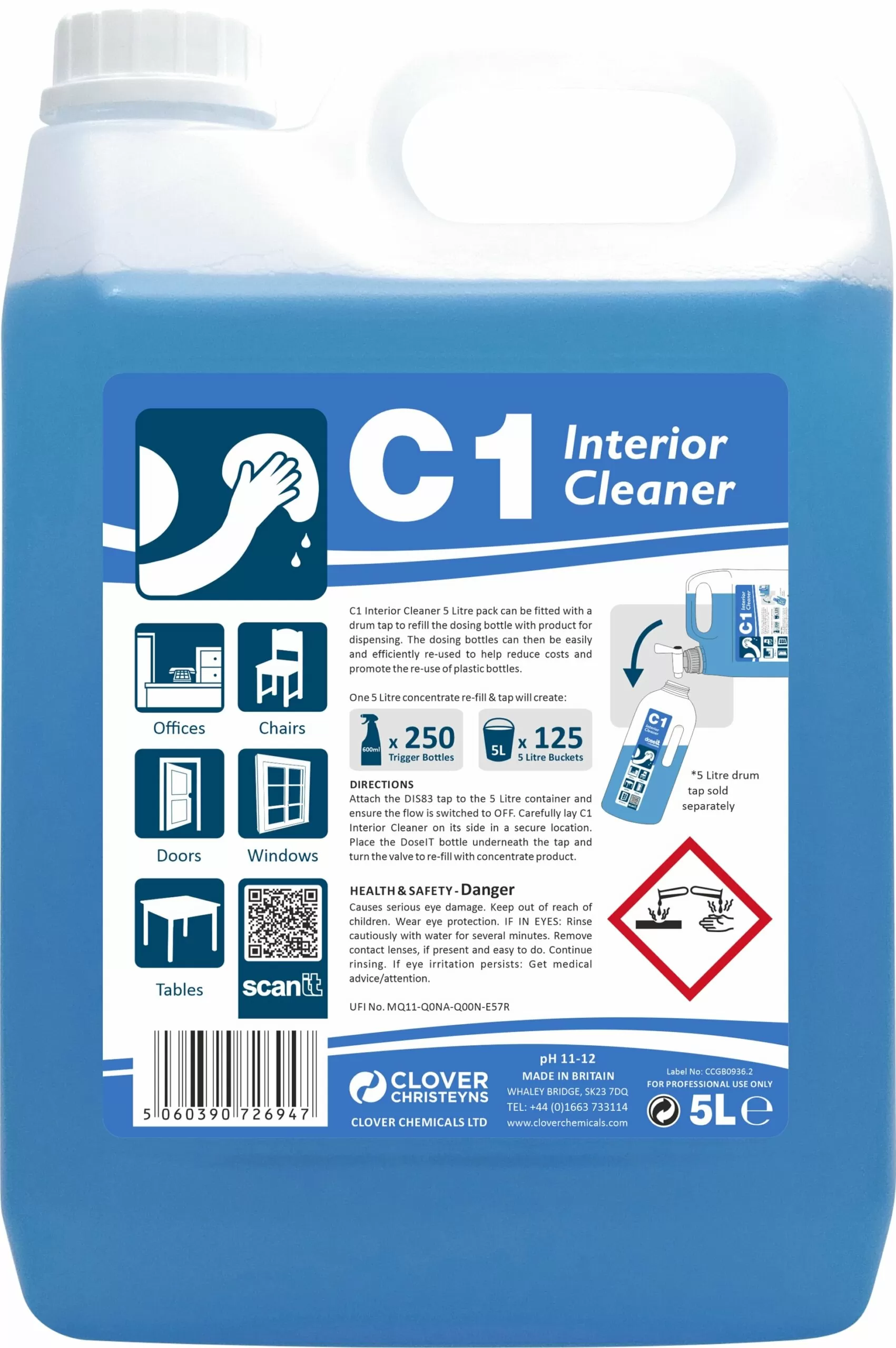 C1 interior cleaner 5l