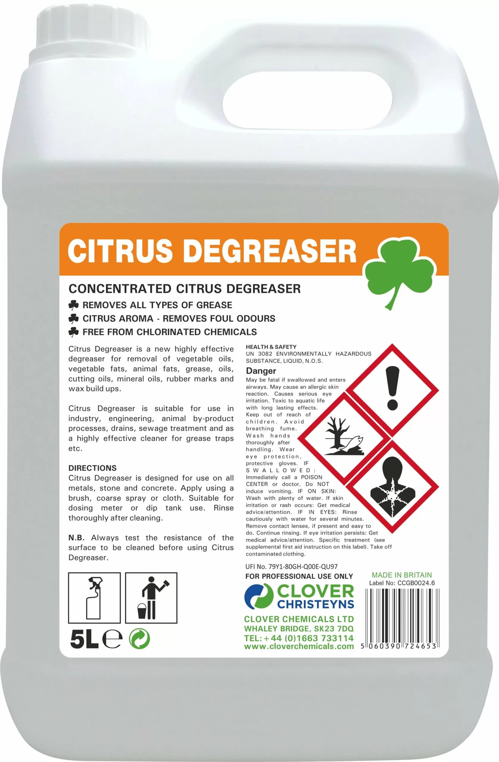 Citrus degreaser 5l Citrus degreaser 5l