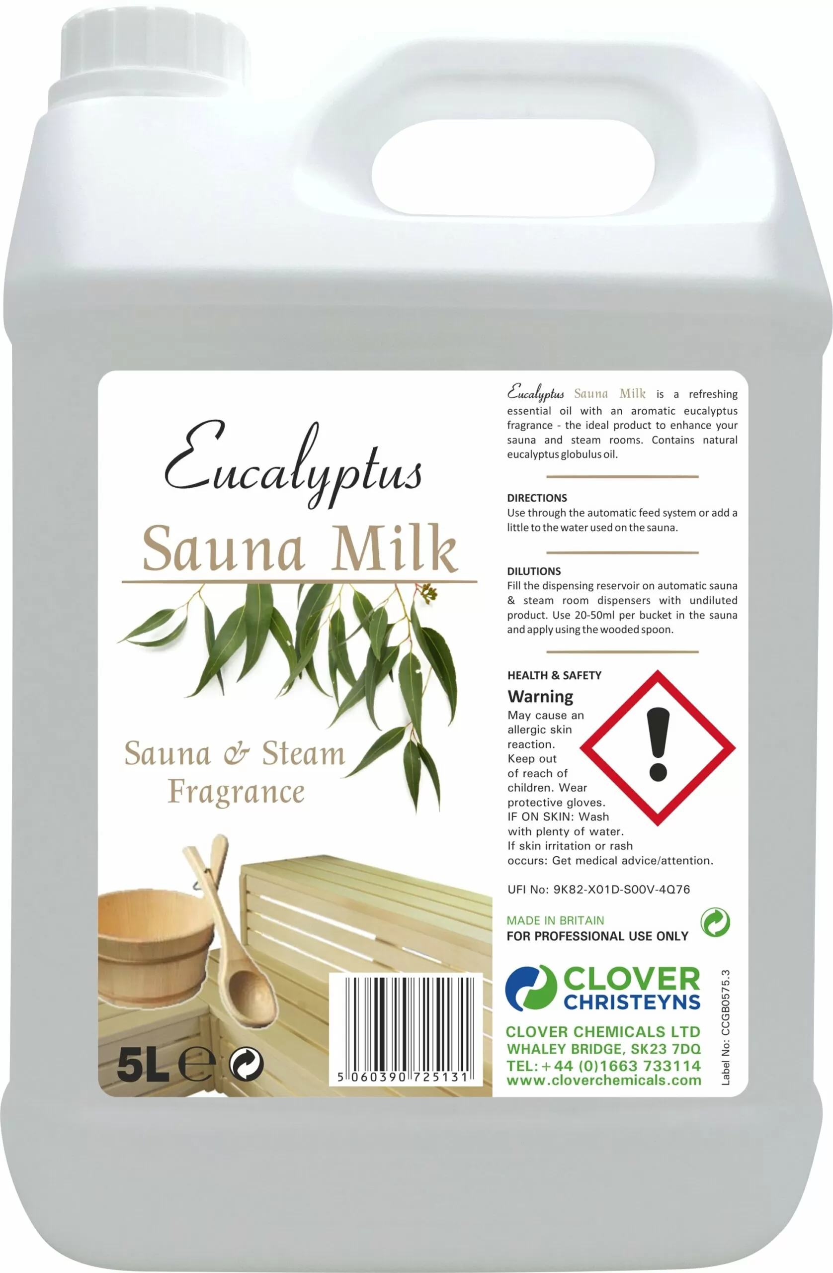 Eucalyptus sauna milk 5l