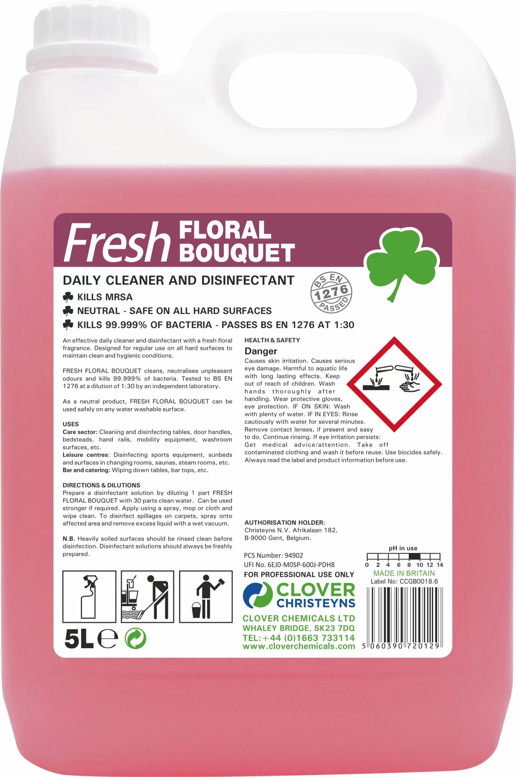 Fresh floral bouquet 5l