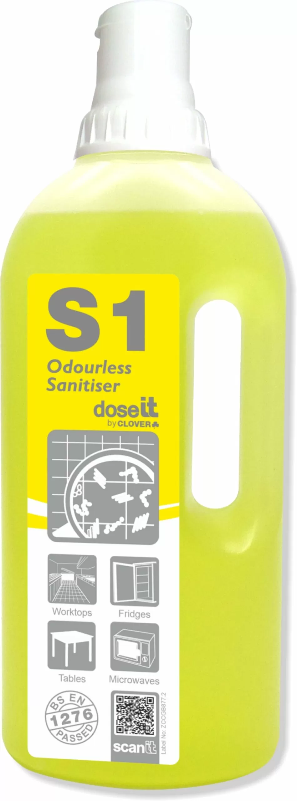 S1 odourless sanitiser 1l