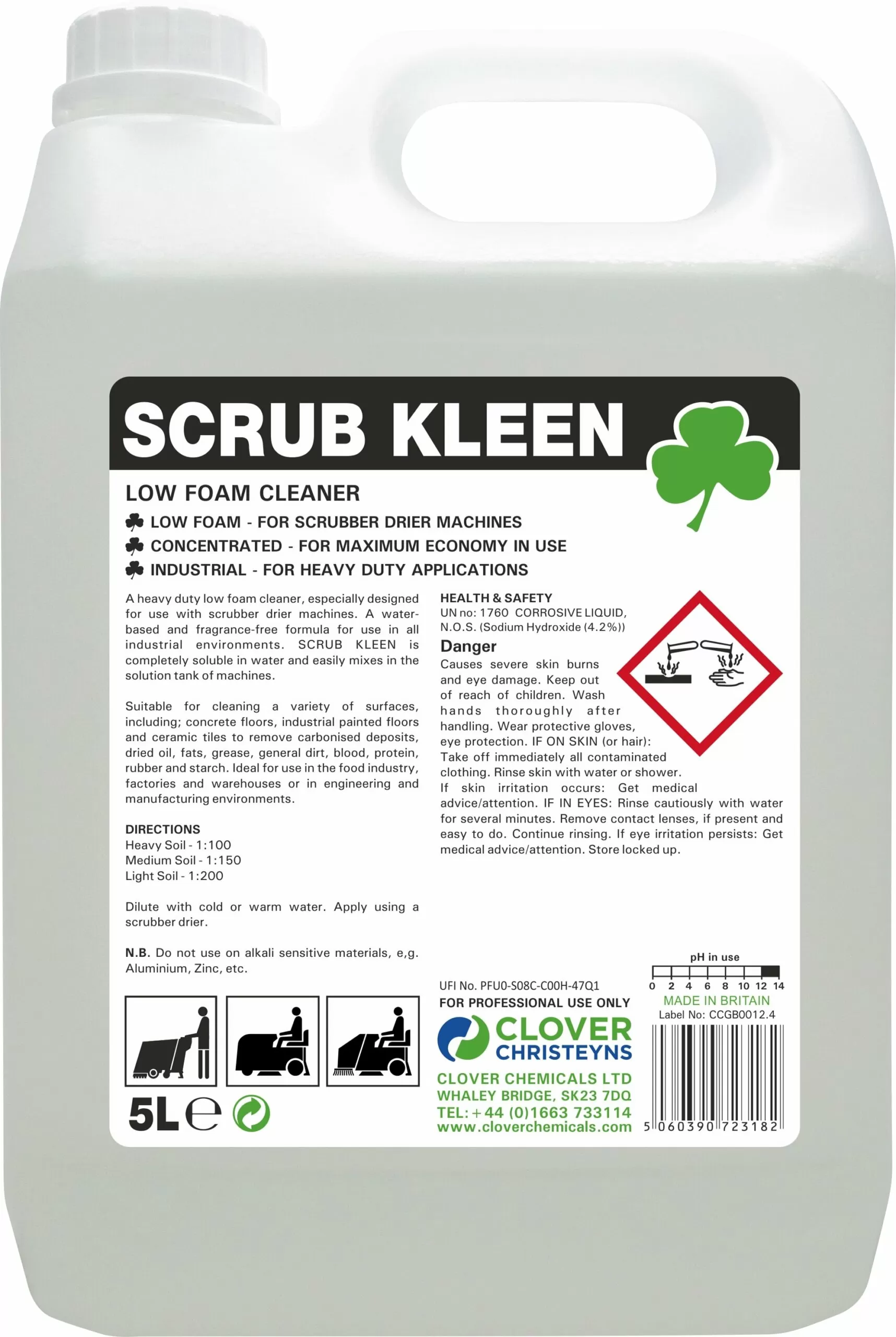 Scrub kleen 5l Scrub kleen 5l