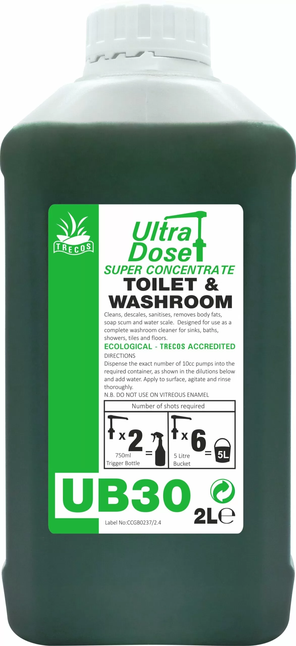 Ub30 washroom cleaner 2l Ub30 washroom cleaner 2l
